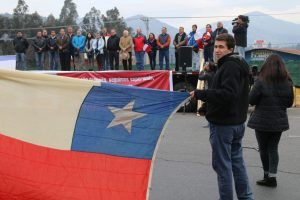 Escenario manifestación Peaje Angostura